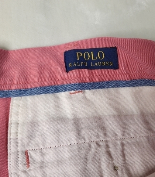 Polo Ralph Lauren Mens Pink Cotton Shorts. Size 52B Big & Tall - Picture 2 of 9